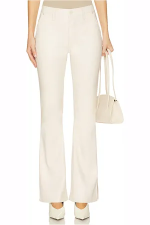 Hudson Pantalón de tiro alto con corte acampanado barbara en color ivory talla 26 en - Ivory. Talla 26 (también en 27, 31, 32