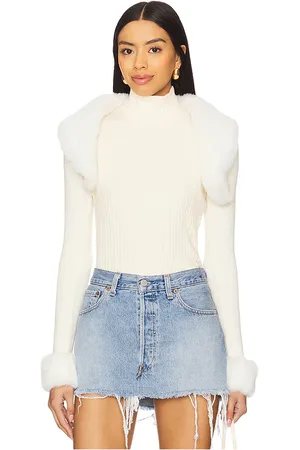 superdown Amy faux fur bolero en color talla L en - . Talla L (también en M, S, XS).