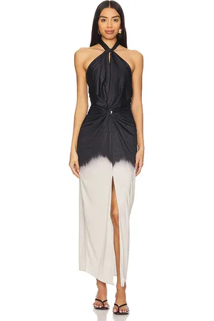 Baobab Vestido linus en color negro talla L en - Black. Talla L (también en M, S, XL, XS).