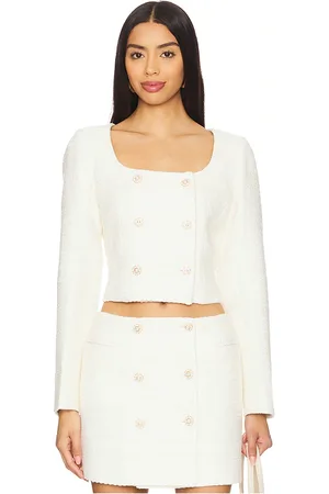 ASTR Chaqueta rosario en color talla L en - Cream. Talla L (también en M, S, XL, XS).