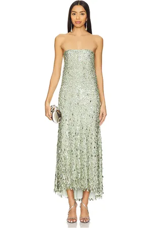 ALICE+OLIVIA Falda charity en color hierbabuena talla 10 en - Mint. Talla 10 (también en 4, 6).