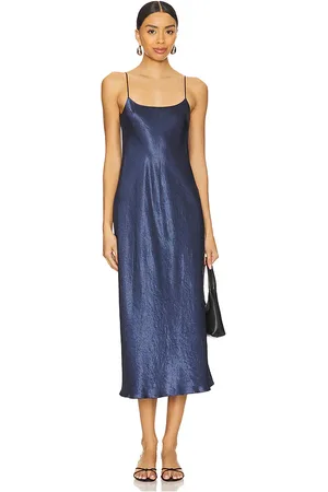 Vince Vestido lencero en color roca talla M en - Slate. Talla M (también en S).