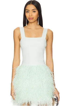 ALICE+OLIVIA Camiseta tirantes torie en color hierbabuena talla M en - Mint. Talla M (también en S, XS).