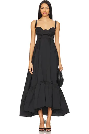 Anna October Maxivestido black swan en color talla M en - Black. Talla M (también en S, XS).