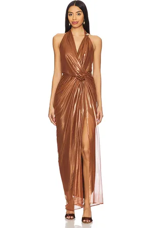 Baobab Vestido liz en color cobre metálico talla M en - Metallic Copper. Talla M (también en XS).