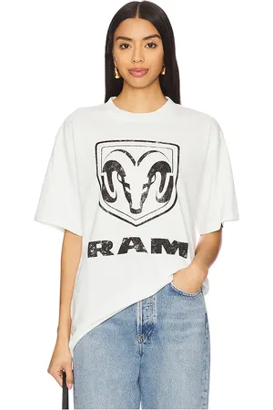 Philcos Camiseta boxy ram logo en color crema talla L en - Cream. Talla L (también en M, S, XL/1X).