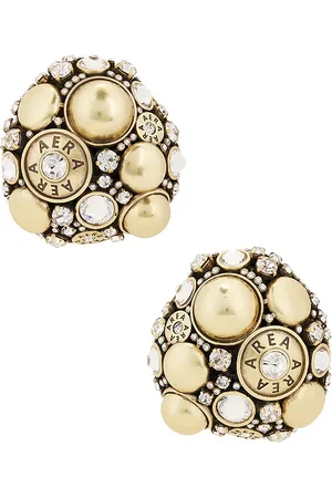 AREA Pendientes en color oro metálico talla all en - Metallic Gold. Talla all.