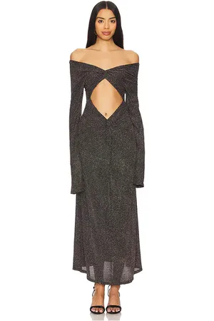 Beaufille Vestido crosby en color negro talla L en - Black. Talla L (también en M, S, XS).
