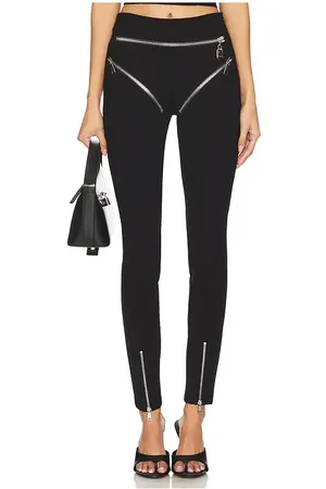 AREA Zipper brief legging en color talla L en - Black. Talla L (también en S, XL, XS).