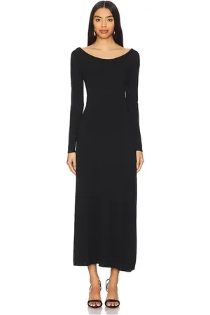 Rohe Vestido de punto con hombros descubiertos en color talla 36/4 en - Black. Talla 36/4 (también en 38/6, 40/8).