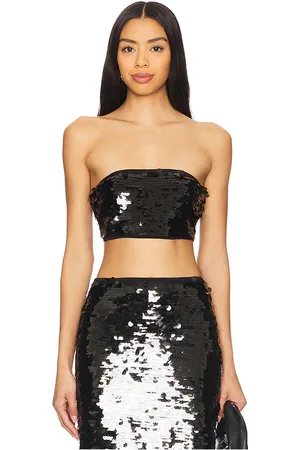 superdown Lydie tube top en color talla L en - Black. Talla L (también en M, S, XL, XS, XXS).