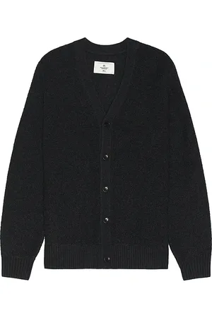 Reigning Champ Cárdigan en color negro talla L en - Black. Talla L (también en M, S, XL/1X).