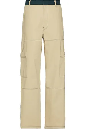 OFF-WHITE Pantalón stitch en color crema talla 48 en - Cream. Talla 48 (también en 50, 52).