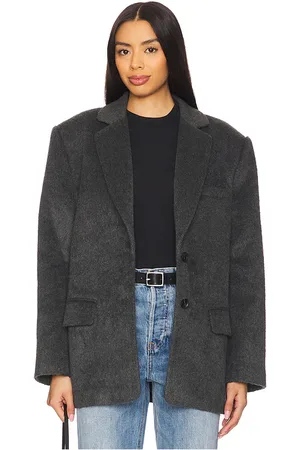GRLFRND Wool blend blazer en color gris talla L en - Grey. Talla L (también en M, S, XL, XS, XXS).