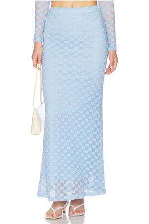 Bardot Falda larga de tiro medio adoni en color bebe azul talla 10 en - Baby Blue. Talla 10 (también en 12, 2, 4, 6, 8).
