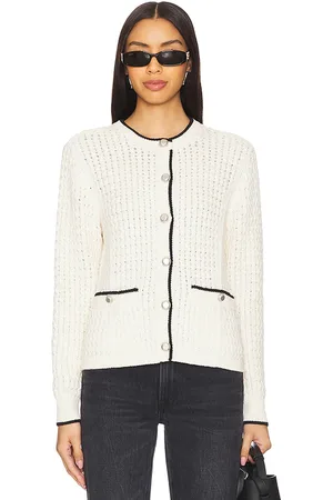 RAG&BONE Cárdigan daria en color crema talla L en - Cream. Talla L (también en M, S, XL, XS).