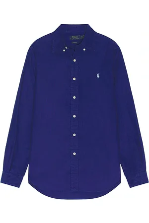 Ralph Lauren Camisa deportiva oxford en color azul talla L en - Blue. Talla L (también en M, S).