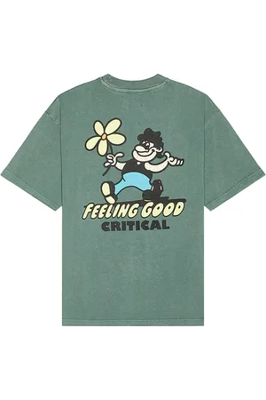 Critical Slide Camiseta feel good en color talla L en - Teal. Talla L (también en M, S, XL/1X).