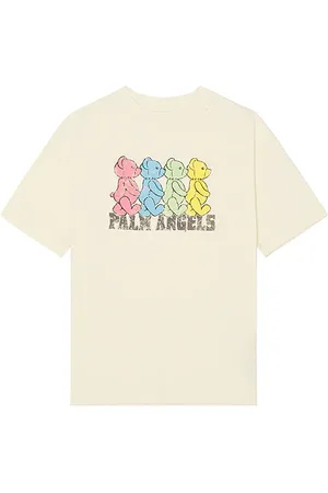 Palm Angels Camiseta en color crema talla L en - Cream. Talla L (también en XL/1X).