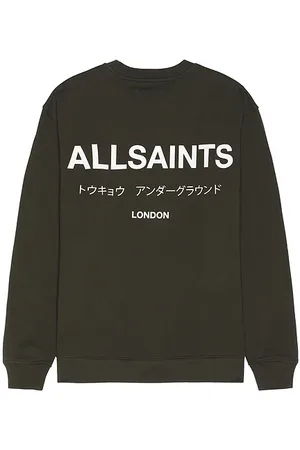 AllSaints Sudadera en color verde oscuro talla L en - Dark Green. Talla L (también en M, S, XL/1X).