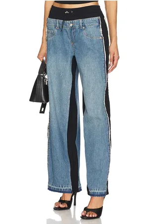 Simkhai Pantalón shia en color azul talla 10 en - Blue. Talla 10 (también en 4, 6).