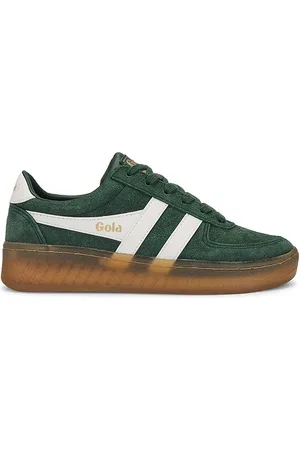 Gola Zapatilla deportiva grandslam suede en color verde talla 6 en Evergreen Off White & Gum - Green. Talla 6 (también en 7, 9).