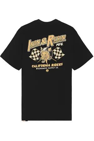 Iron & Resin Camiseta california riders en color talla L en - Black. Talla L (también en M, S, XL/1X).
