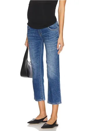 Hatch The over the bump straight maternity jean en color azul talla 25 en - Blue. Talla 25 (también en 26, 27, 28, 29).