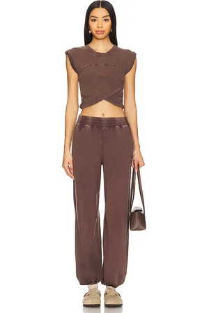 Free People Conjunto fp movement hot shot cross over en color marrón talla L en - Brown. Talla L (también en M, XL).