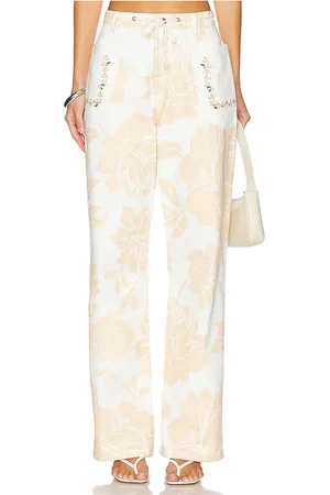 Agua Bendita Pantalones veronik en color crema talla L en - Cream. Talla L (también en M, S, XL, XS, XXL).