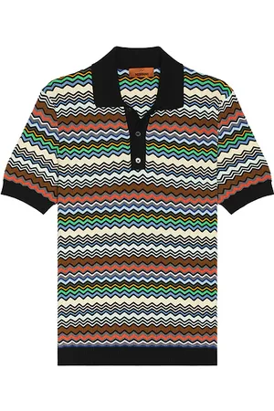 Missoni Short sleeve polo en color neutral talla 48 en - Neutral. Talla 48 (también en 52).
