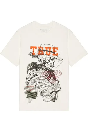 True Religion Camiseta en color blanco talla L en - White. Talla L (también en M, S, XL/1X).