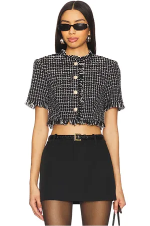 MORE TO COME Wilma button front top en color talla M en - Black. Talla M (también en S, XS).