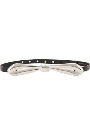 Lele Sadoughi Cinturón blanche bow en color negro talla L/XL en - Black. Talla L/XL (también en S/M).