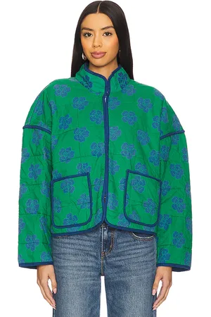 Free People Chaqueta chloe en color verde talla L en - Green. Talla L (también en M, S, XL, XS).