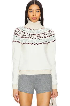 Asta Resort Jersey jemima intarsia en color crema talla M en - Cream. Talla M (también en S, XS).