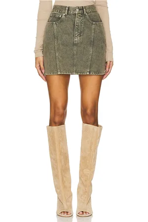 Moschino Mini falda vaquera en color gris talla 24 en - Grey. Talla 24 (también en 25, 26, 27, 28).