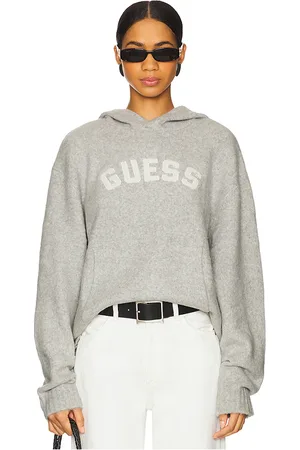 Guess Sudadera sweater en color gris talla L en - Grey. Talla L (también en M, S, XL/1X).