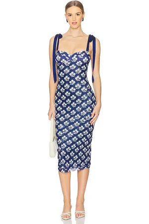 Free People X intimately fp printed got glam slip en color azul marino talla L en - Navy. Talla L (también en M, XS).