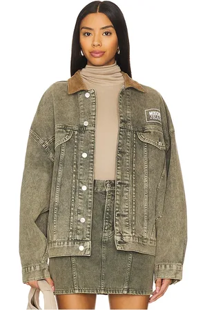 Moschino Cazadora vaqueta estilo camionero en color gris talla L en - Grey. Talla L (también en M, S, XS).