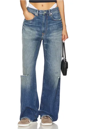 Denimist Pierna ancha teri en color azul talla 25 en - Blue. Talla 25 (también en 29, 30).