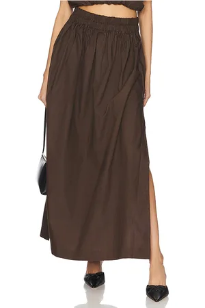 Mikoh Falda maxi delia en color talla 1/S en - Brown. Talla 1/S (también en 2/M, 3/L).