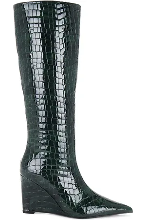 Retrofete Bota con cuña natassa en color verde talla 36 en - Green. Talla 36 (también en 36.5, 37.5, 38, 38.5, 39, 40, 41).