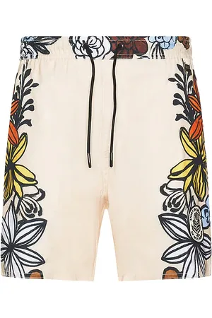 Agua Bendita Trunks natación en color beige talla 30 en Cream Orange & Yellow - Beige. Talla 30 (también en 32, 34).