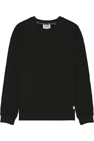 Scotch&Soda Sudadera regular fit en color talla L en - Black. Talla L (también en M, XL/1X).