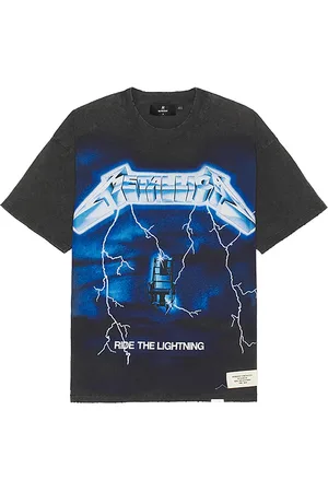 Represent Camiseta metallica en color gris talla L en - Grey. Talla L (también en M, S, XL/1X).