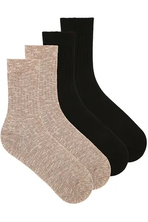 WAO Calcetines en color beige,black talla all en - Beige,Black. Talla all.