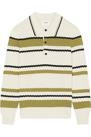 NN.07 Jersey tipo polo alfie en color talla L en - . Talla L (también en M, XL/1X).