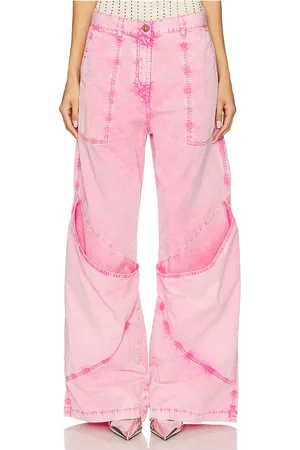 The Attico Pantalón en color talla 24 en - Pink. Talla 24 (también en 25, 26, 27, 28, 29, 30, 31).