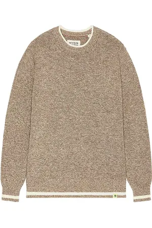 Scotch&Soda Jersey cuello redondo regular fit en color beige talla L en - Beige. Talla L (también en M, S, XL/1X).